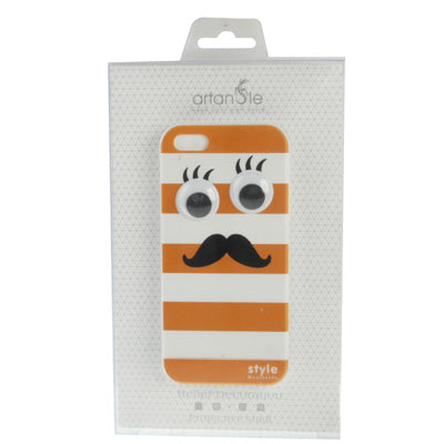 Moustache Style Detachable Plastic Case for iPhone 5 & 5s & SE