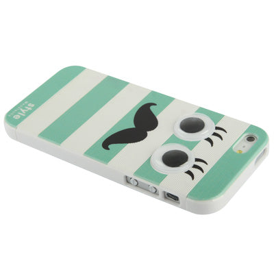 Moustache Style Detachable Plastic Case for iPhone 5 & 5s & SE