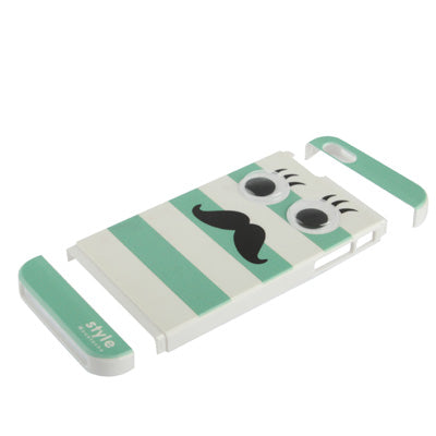 Moustache Style Detachable Plastic Case for iPhone 5 & 5s & SE