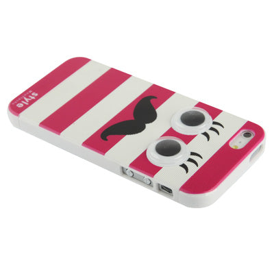 Moustache Style Detachable Plastic Case for iPhone 5 & 5s & SE