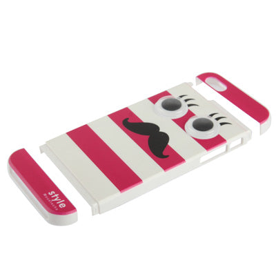 Moustache Style Detachable Plastic Case for iPhone 5 & 5s & SE