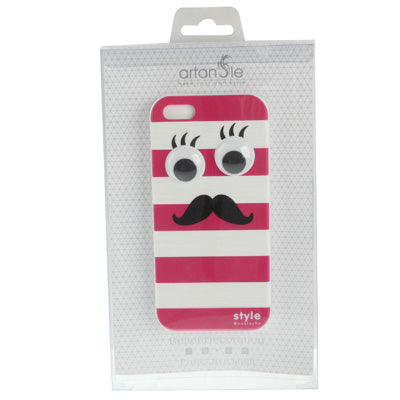 Moustache Style Detachable Plastic Case for iPhone 5 & 5s & SE