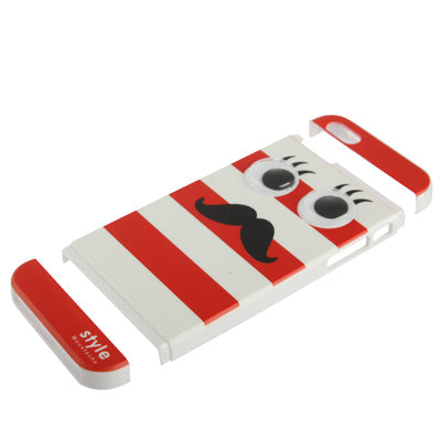 Moustache Style Detachable Plastic Case for iPhone 5 & 5s & SE