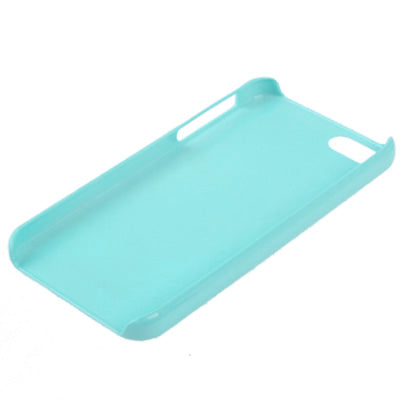 Discoloration under The Sun & Noctilucent in The Darkness Spray Shedding Plastic Protective Case for iPhone 5 & 5s & SE  (Baby Blue)