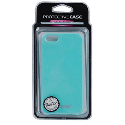 Discoloration under The Sun & Noctilucent in The Darkness Spray Shedding Plastic Protective Case for iPhone 5 & 5s & SE  (Baby Blue)