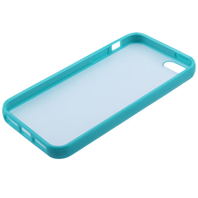QYG Q-case High Quality TPU Frame Translucent Frosted Plastic Protective Case for iPhone 5 & 5s & SE
