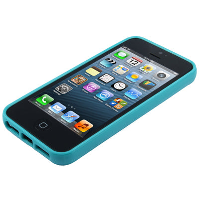 QYG Q-case High Quality TPU Frame Translucent Frosted Plastic Protective Case for iPhone 5 & 5s & SE