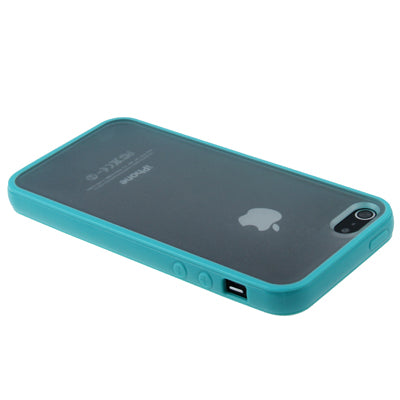 QYG Q-case High Quality TPU Frame Translucent Frosted Plastic Protective Case for iPhone 5 & 5s & SE