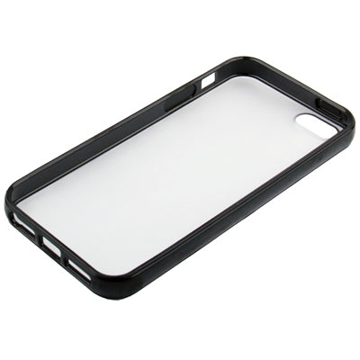 QYG Q-case High Quality TPU Frame Translucent Frosted Plastic Protective Case for iPhone 5 & 5s & SE