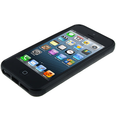 QYG Q-case High Quality TPU Frame Translucent Frosted Plastic Protective Case for iPhone 5 & 5s & SE