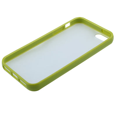QYG Q-case High Quality TPU Frame Translucent Frosted Plastic Protective Case for iPhone 5 & 5s & SE