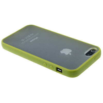 QYG Q-case High Quality TPU Frame Translucent Frosted Plastic Protective Case for iPhone 5 & 5s & SE