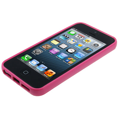 QYG Q-case High Quality TPU Frame Translucent Frosted Plastic Protective Case for iPhone 5 & 5s & SE