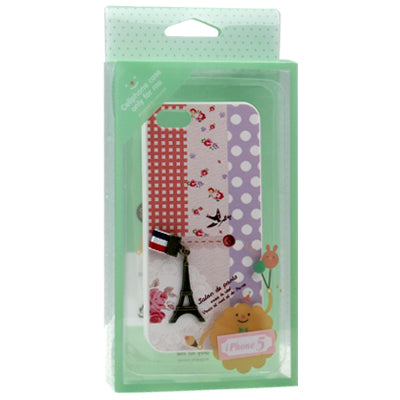 3D Copper Eiffel Tower DIY Style Plastic Case for iPhone 5 & 5s & SE