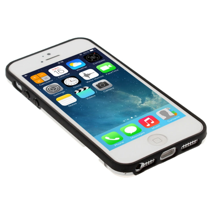Transparent Plastic + TPU Frame Case for iPhone 5 & 5s & SE