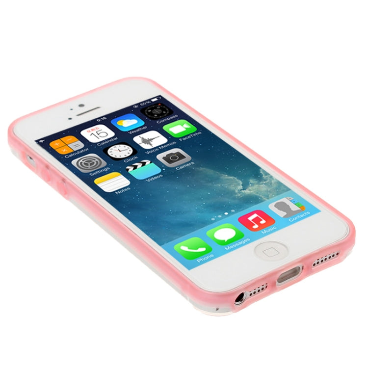 Transparent Plastic + TPU Frame Case for iPhone 5 & 5s & SE