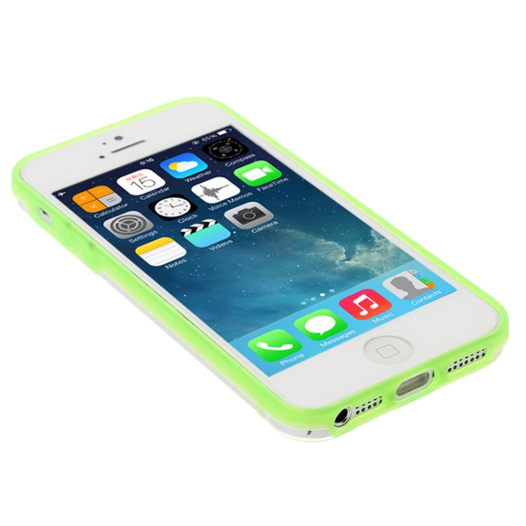 Transparent Plastic + TPU Frame Case for iPhone 5 & 5s & SE