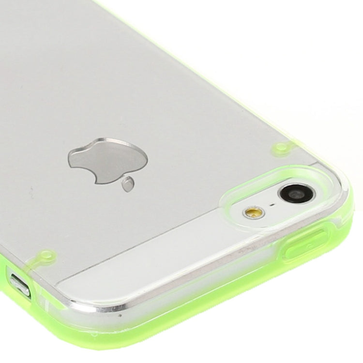 Transparent Plastic + TPU Frame Case for iPhone 5 & 5s & SE