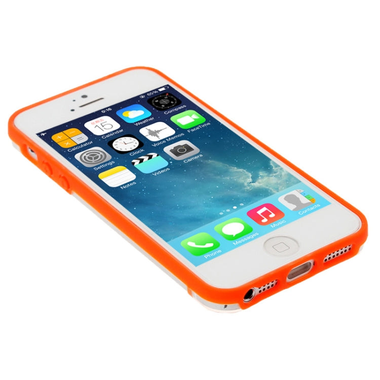 Transparent Plastic + TPU Frame Case for iPhone 5 & 5s & SE