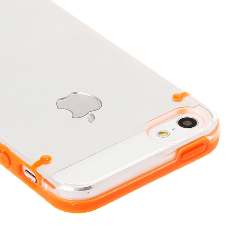 Transparent Plastic + TPU Frame Case for iPhone 5 & 5s & SE