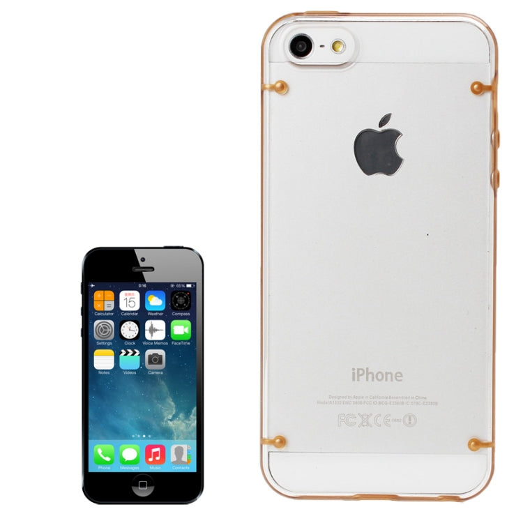Transparent Plastic + TPU Frame Case for iPhone 5 & 5s & SE