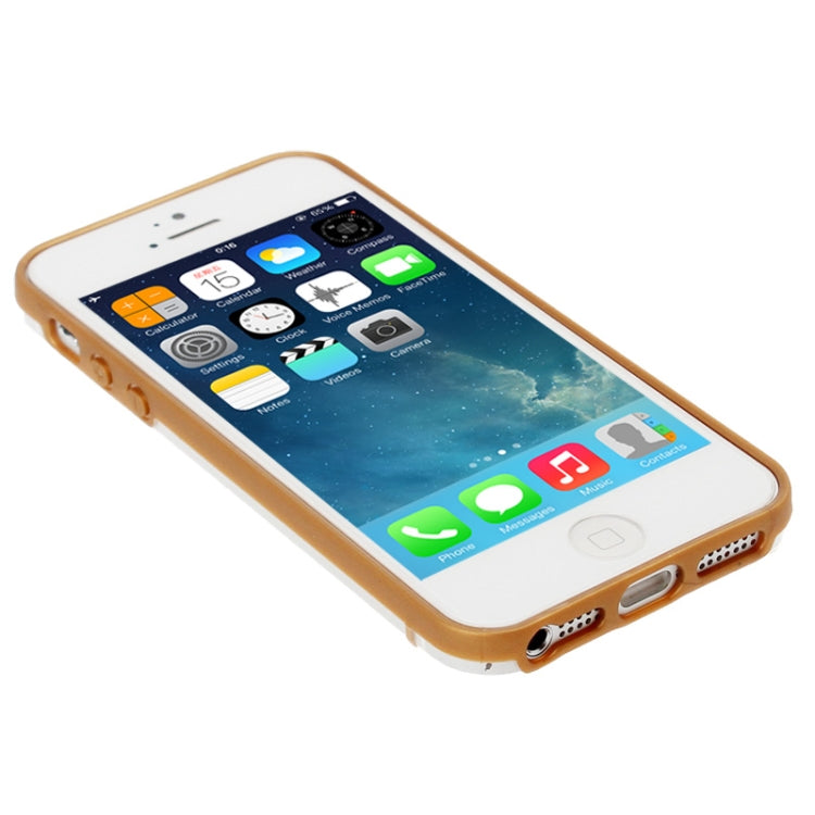 Transparent Plastic + TPU Frame Case for iPhone 5 & 5s & SE