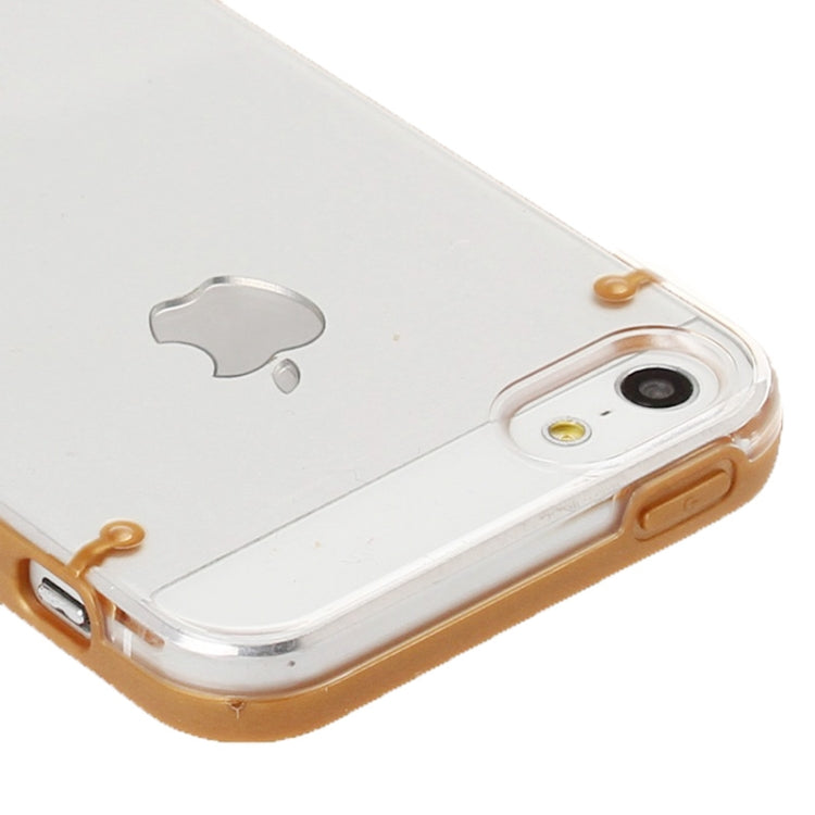 Transparent Plastic + TPU Frame Case for iPhone 5 & 5s & SE