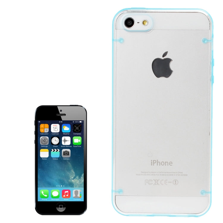 Transparent Plastic + TPU Frame Case for iPhone 5 & 5s & SE