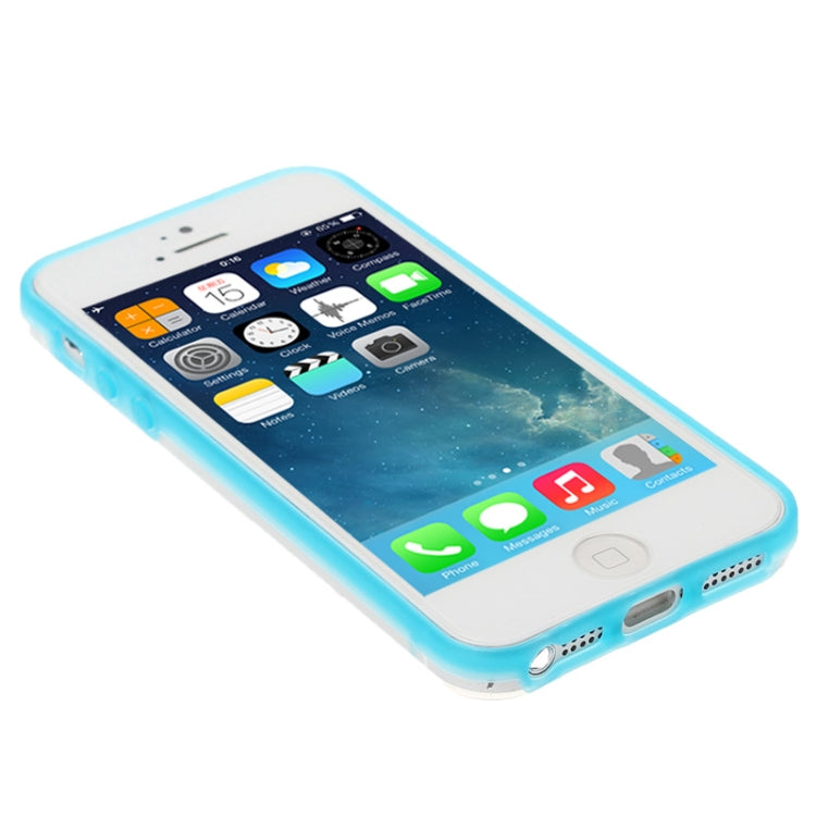 Transparent Plastic + TPU Frame Case for iPhone 5 & 5s & SE