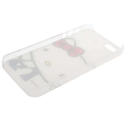 Hello Kitty Pattern Cartoon Style Scratch Resistance Plastic Protective Case for iPhone 5 & 5s & SE