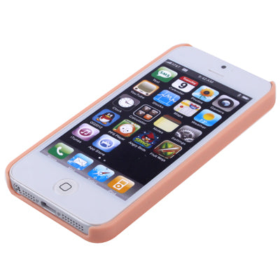 Ero Airmail Series Dot Pattern Split Plastic Protective Cover with Bumper Frame for iPhone 5 (Yellow)