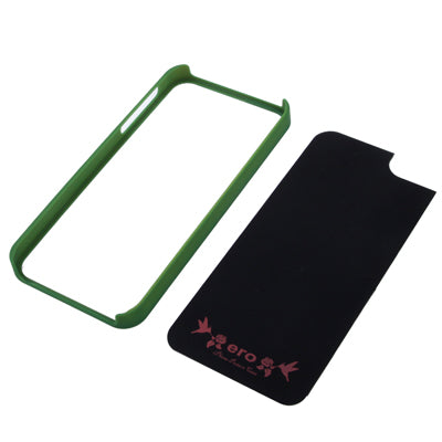 Ero Airmail Series Grid Pattern Split Plastic Protective Cover with Bumper Frame for iPhone 5