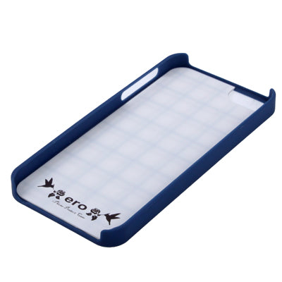 Ero Airmail Series Grid Pattern Split Plastic Protective Cover with Bumper Frame for iPhone 5