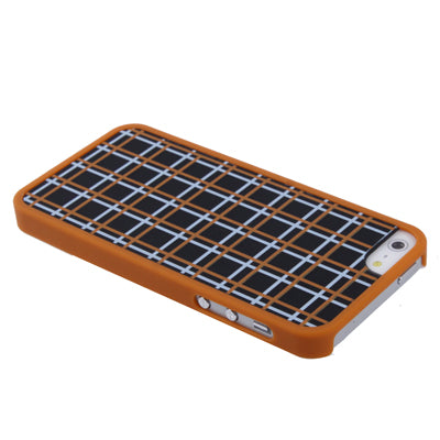 Ero Airmail Series Grid Pattern Split Plastic Protective Cover with Bumper Frame for iPhone 5