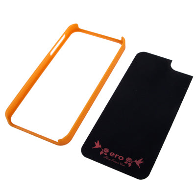 Ero Airmail Series Grid Pattern Split Plastic Protective Cover with Bumper Frame for iPhone 5