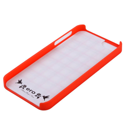 Ero Airmail Series Grid Pattern Split Plastic Protective Cover with Bumper Frame for iPhone 5