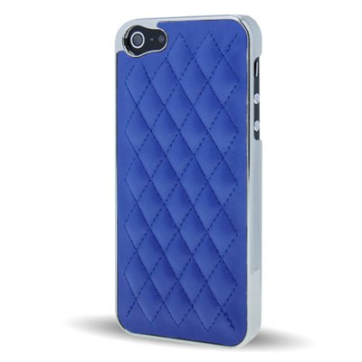 Diamond Pattern Plating Skinning Plastic Case for iPhone 5
