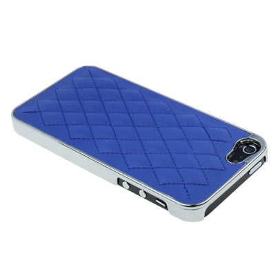 Diamond Pattern Plating Skinning Plastic Case for iPhone 5