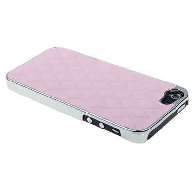 Diamond Pattern Plating Skinning Plastic Case for iPhone 5