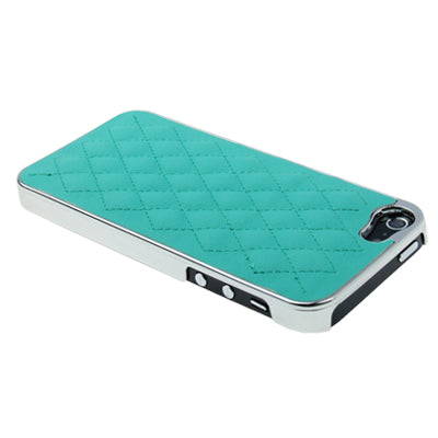 Diamond Pattern Plating Skinning Plastic Case for iPhone 5