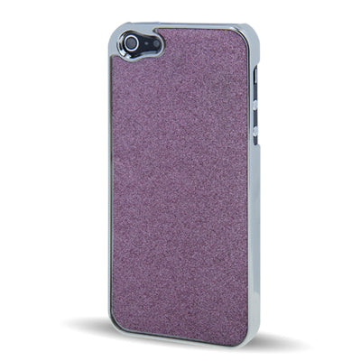 Flash Powder Plating Skinning Plastic Case for iPhone 5 & 5s & SE