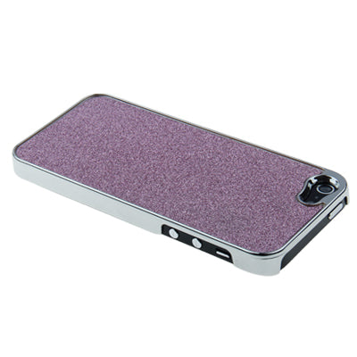 Flash Powder Plating Skinning Plastic Case for iPhone 5 & 5s & SE