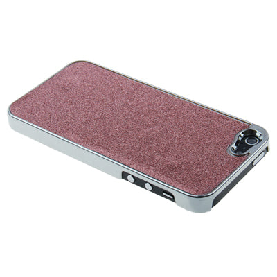 Flash Powder Plating Skinning Plastic Case for iPhone 5 & 5s & SE