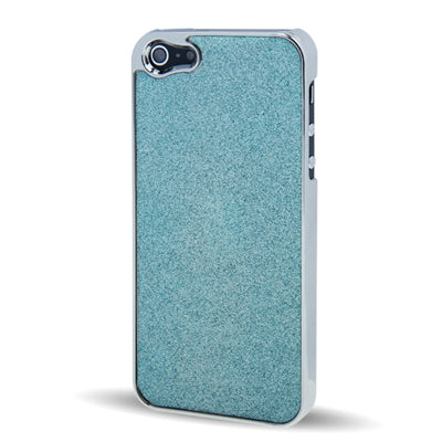 Flash Powder Plating Skinning Plastic Case for iPhone 5 & 5s & SE