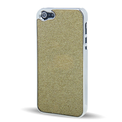 Flash Powder Plating Skinning Plastic Case for iPhone 5 & 5s & SE