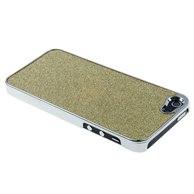 Flash Powder Plating Skinning Plastic Case for iPhone 5 & 5s & SE