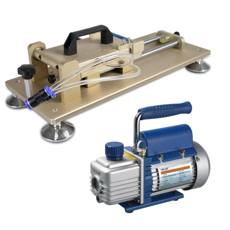 TBK Laminate Polarized LCD Film OCA Laminator Machine with Vacuum Pump for iPhone / Samsung / HTC / Sony etc.(Gold)