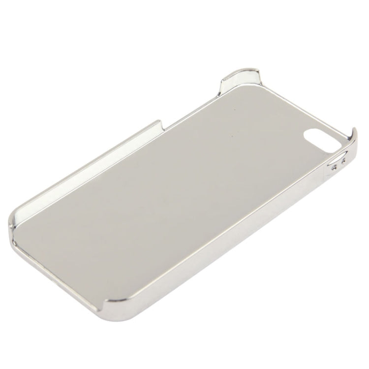 Oil Painting Pattern Diamond Plating Skinning Plastic Case for iPhone 5 & 5s & SE