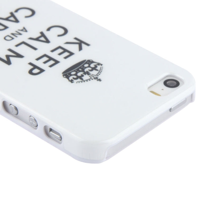 Keep Calm and Carry ON Plastic Protective Case for iPhone 5 & 5s & SE