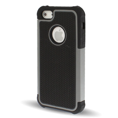 2-color Plastic Case + Silicon Case for iPhone 5 & 5s & SE